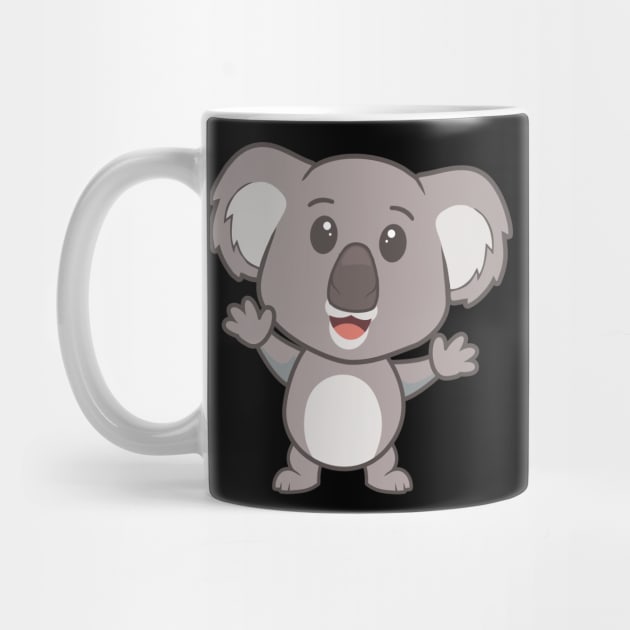 Children's Koala I Cute Koala Bear I Marsupial by Shirtjaeger